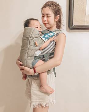 BECO雙子星嬰兒背巾使用方式:頸部護墊
